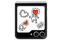 Samsung Keith Haring Flipsuit Case for Z Flip6 White