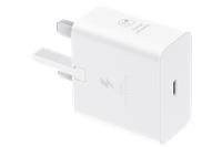 Samsung 25W Super Fast Charging Travel Adapter (USB-C without Cable) White