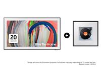 The Frame 65 inch 4K Samsung Vision AI Smart TV 2026 and Music Frame Wireless Smart Speaker Black