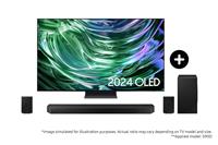 "Samsung 2024 83" S90D OLED 4K TV and Q990D Q-Series Soundbar with Subwoofer and Rear Speakers Phantom Black"