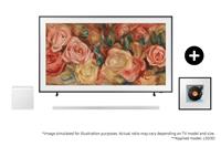 "Samsung 2024 85" The Frame QLED 4K TV with S801D Ultra Slim Soundbar and Music Frame Wireless Smart Speaker Phantom Black & Essential White"