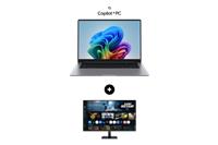 Samsung Student Entertainment Laptop + Monitor Bundle Phantom Black