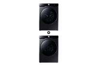 Samsung Series 10 Bespoke AI Large Capacity Front-Load Washing Machine and Large Capacity Tumble Dryer 16KG Black