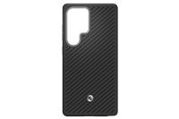 Samsung Spigen Enzo Aramid Magnet Case for Galaxy S25 Ultra Black Silver