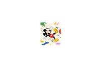 Samsung Disney Mickey Mouse card for Z Flip6/Z Flip5 Flipsuit Case White