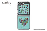 Samsung Keith Haring Flipsuit Card for Z Flip5/Z Flip6 Blue