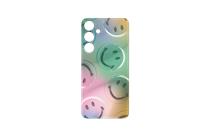 Samsung Smiley Bubble Plate for Galaxy S24+ Suit Case Green