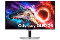 Samsung 32 Odyssey OLED G8 G80SH 4K 240Hz Gaming Monitor Silver