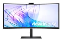 "Samsung 34" ViewFinity S65VC UWQHD Monitor Black"