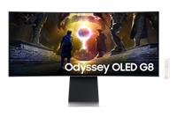 "Samsung 34" Odyssey OLED G8 G85SD Smart Ultra UWQHD 175Hz Gaming Monitor Silver"
