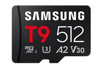 Samsung T9 microSD card 512 GB Black