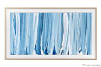 "Samsung Customisable Modern Teak Bezel for The Frame 65" TV Beige Wood"