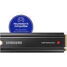 Samsung 980 PRO with Heatsink PCIe 4.0 M.2 SSD 1TB in Black (MZ-V8P1T0CW)