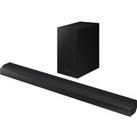 Samsung B650 3.1ch 430W Soundbar with Wireless Subwoofer Game Mode and Virtual DTS:X in Black