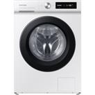 Samsung Bespoke AI 11kg Washing Machine Series 5+ with ecobubble and SpaceMax in White (WW11BB504DAW