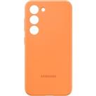 Samsung Silicone Case for Galaxy S23 in Orange (EF-PS911TOEGWW)