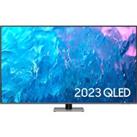 Samsung 2023 Screen 75 Q75C QLED 4K HDR Smart TV in Silver (QE75Q75CATXXU)