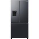 Samsung Series 7 RF50C532EB1/EU French Style Fridge Freezer with Non-Plumbed Water Dispenser - Black