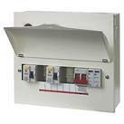 Wylex 13-Module 5-Way Part-Populated Dual RCD Consumer Unit with SPD (108HV)