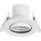 LAP Cosmoseco Tilt Fire Rated LED Downlight White 5.8W 450lm 10 Pack (114PP)