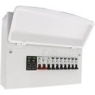 MK Sentry 12-Module 7-Way Populated High Integrity Main Switch Consumer Unit with SPD (127PG)
