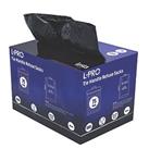 L-PRO Black Tie Handle Refuse Sacks/Bin Liners in Dispenser Box 100Ltr 75 Pack (129FH)