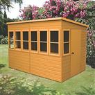 Shire Sunpent 10' x 6' (Nominal) Pent Shiplap T&G Timber Shed (1314X)
