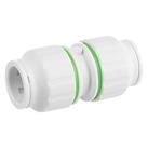 Flomasta Twistloc Plastic Push-Fit Equal Straight Coupler 22mm 5 Pack (132HY)