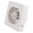 Manrose XF150BP 150mm (6") Axial Kitchen Extractor Fan White 240V (13424)