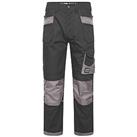JCB Trade Plus Rip-Stop Work Trousers Black / Grey 32" W 32" L (134KV)