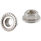 Easyfix A2 Stainless Steel Flange Head Nuts M5 100 Pack (135GX)