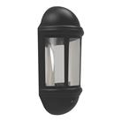 4lite Outdoor LED IP65 Wall Lantern With PIR Sensor Black 8W 400lm (138RR)