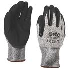 Site Gloves Grey / Black Large (140FR)