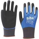 Site Gloves Blue/Black Large (140RV)