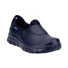 Skechers Sure Track Metal Free Womens Slip-On Non Safety Shoes Black Size 4 (142JV)