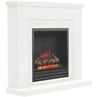 Be Modern Stanton Electric Fireplace White 1170mm x 330mm x 1058mm (150TT)