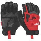 Milwaukee Impact Demolition Gloves Black / Red Large (156GC)