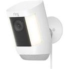 Ring Spotlight Cam Pro White Wireless 1080p Outdoor Smart Camera with Spotlight with PIR Sensor (159HE)