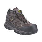 Amblers AS801 Metal Free Safety Boots Brown Size 10 (162JV)