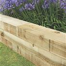 Forest Landscaping Sleepers Natural Timber 1.2m 4 Pack (171JG)