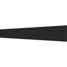 Splashwall Jet Black Acrylic Gloss Splashback 2440mm x 1200mm x 4mm (173RJ)