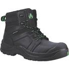 Amblers 502 Metal Free Safety Boots Black Size 8 (177KE)