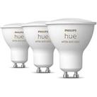 Philips Hue GU10 RGB & White LED Smart Light Bulb 4.3W 350lm 3 Pack (180JA)