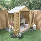 Forest Oakley 6' x 4' (Nominal) Apex Timber Summerhouse (181TF)