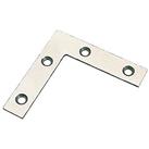 Angle Plates Zinc-Plated 50mm x 13mm x 50mm 10 Pack (18918)