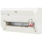 Contactum Defender 1.0 20-Module 16-Way Part-Populated Main Switch Consumer Unit with SPD (193HA)