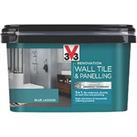 V33 Renovation Wall Tile & Panelling Paint Satin Lagoon Blue 2Ltr (198FW)
