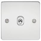 Knightsbridge 10AX 1-Gang Intermediate Switch Polished Chrome with Colour-Matched Inserts (199TX)