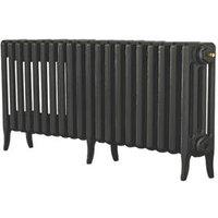 Arroll 460mm x 1114mm 3517BTU Pewter Cast Iron 4 Column Radiator (1005F)