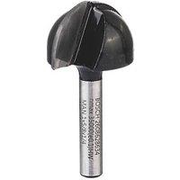 Bosch Standard for Wood 1/4" Rounding-Over Core Box Bit 25.4mm x 15.6mm (100FW)